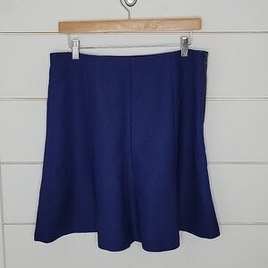 Ann Taylor size 10 blue trumpet skirt